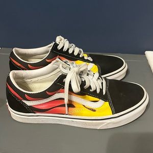 VANS Sneakers with Flames
